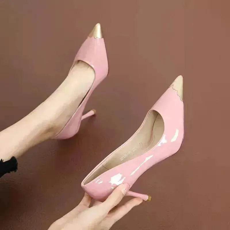 Women's Stiletto High Heels Korean Style Fashion Commuter Shoes - www.Shopthatapp.com