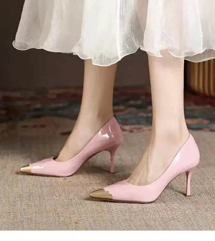 Women's Stiletto High Heels Korean Style Fashion Commuter Shoes - www.Shopthatapp.com