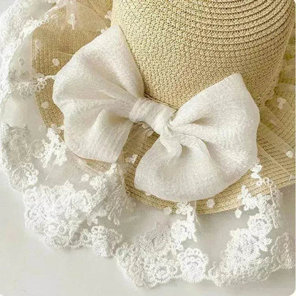 Women's Summer Bowknot Sun Hat - www.Shopthatapp.com