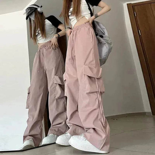 Women's Summer High Waist Retro Quick-drying Casual Pants - www.Shopthatapp.com