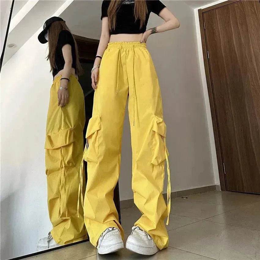 Women's Summer High Waist Retro Quick-drying Casual Pants - www.Shopthatapp.com