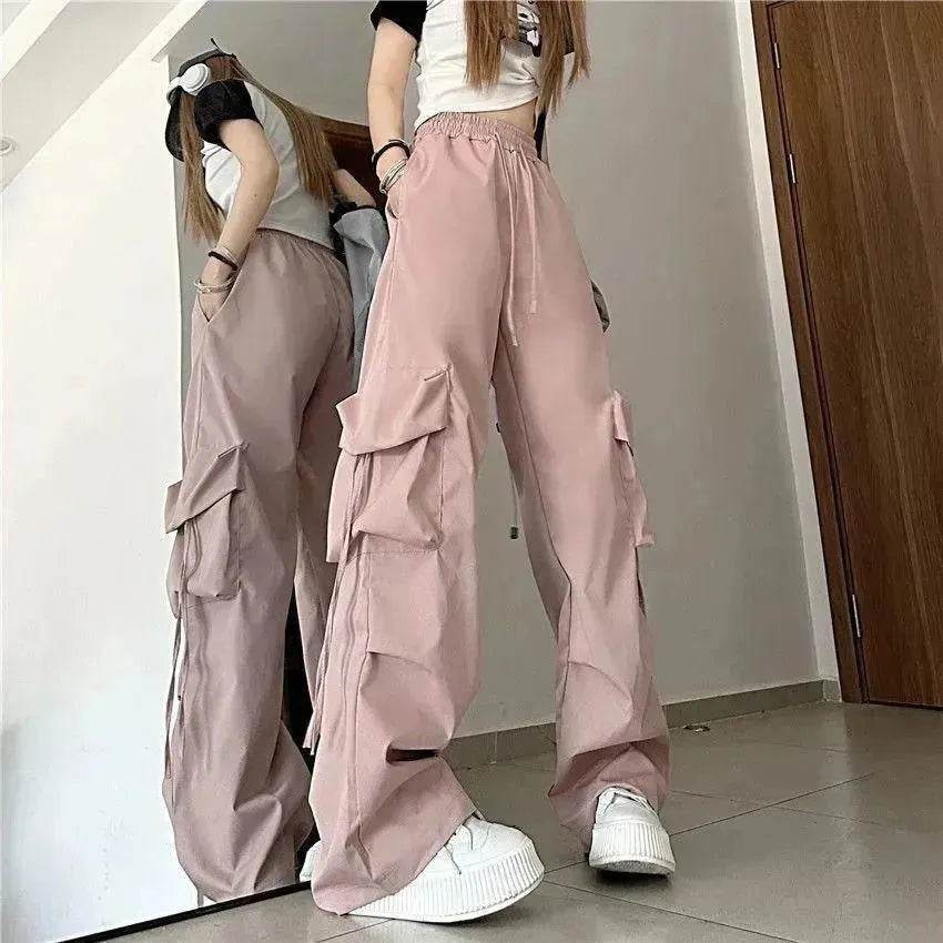 Women's Summer High Waist Retro Quick-drying Casual Pants - www.Shopthatapp.com