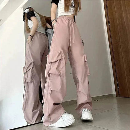 Women's Summer High Waist Retro Quick-drying Casual Pants - www.Shopthatapp.com