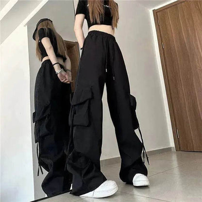 Women's Summer High Waist Retro Quick-drying Casual Pants - www.Shopthatapp.com