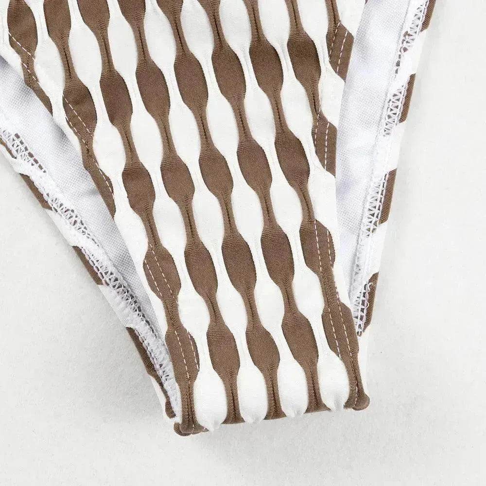 Women's Two-piece Swimsuit Bikini Tube Top Three-piece Suit - www.Shopthatapp.com