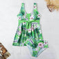 Women's V-neck Printed Split Bikini Swimsuit - www.Shopthatapp.com