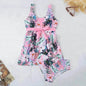 Women's V-neck Printed Split Bikini Swimsuit - www.Shopthatapp.com