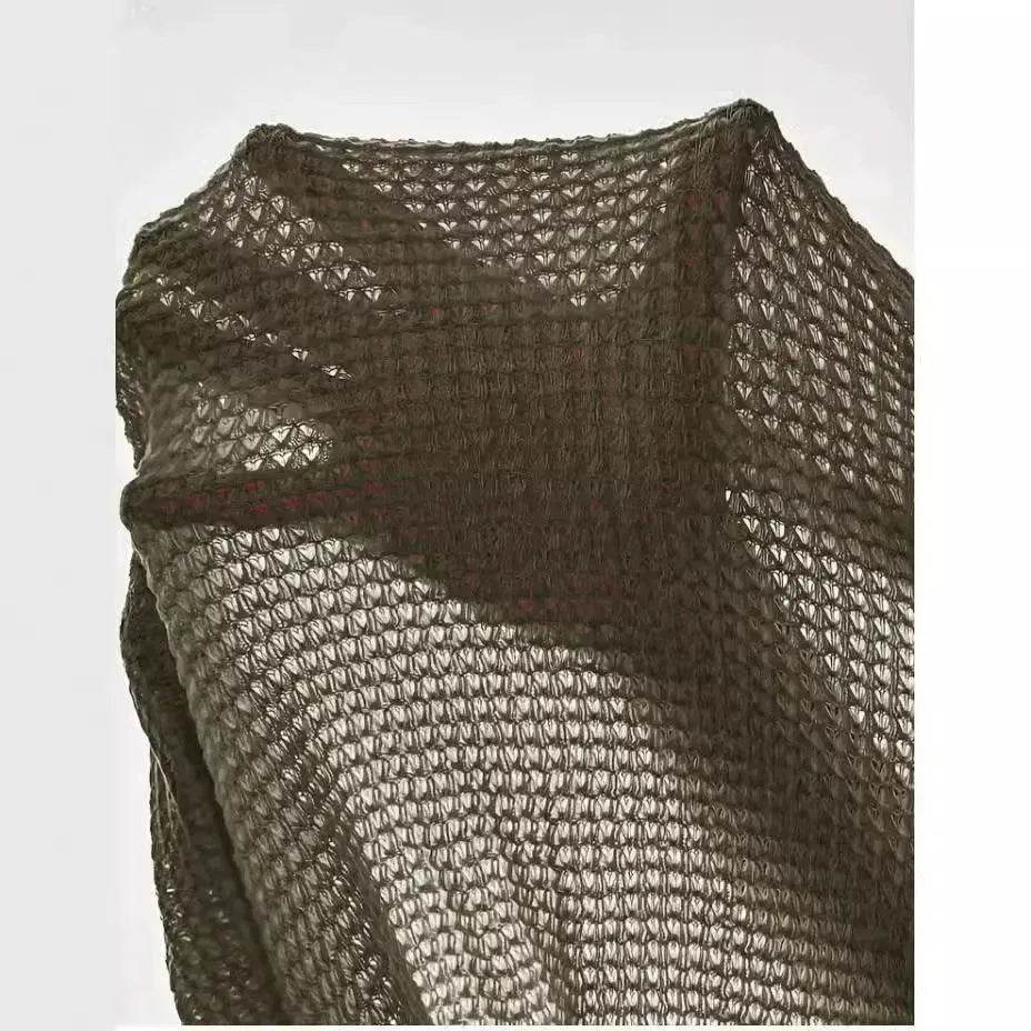 Women's V-neck Solid Color Fashion Knitted Blouse - www.Shopthatapp.com