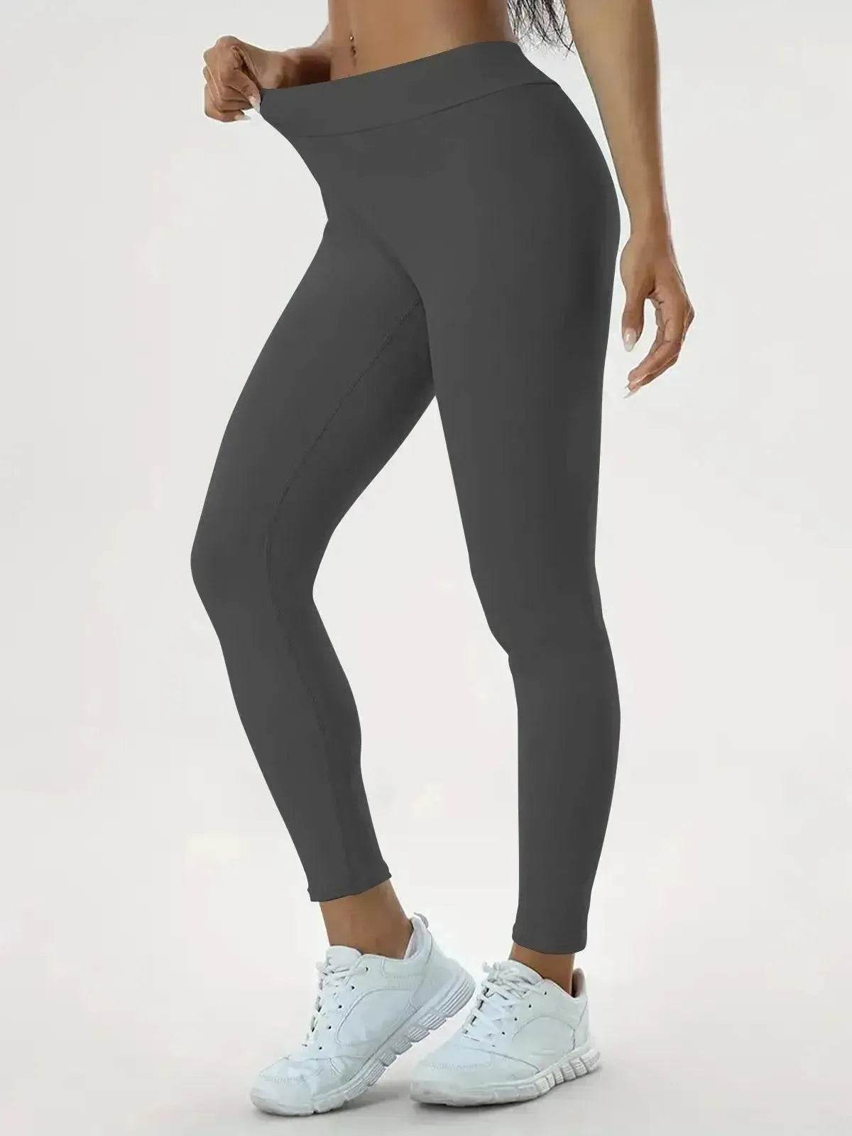 Women's Yoga Pants High Waist Lift High Elastic Tight Fitness Trousers - www.Shopthatapp.com