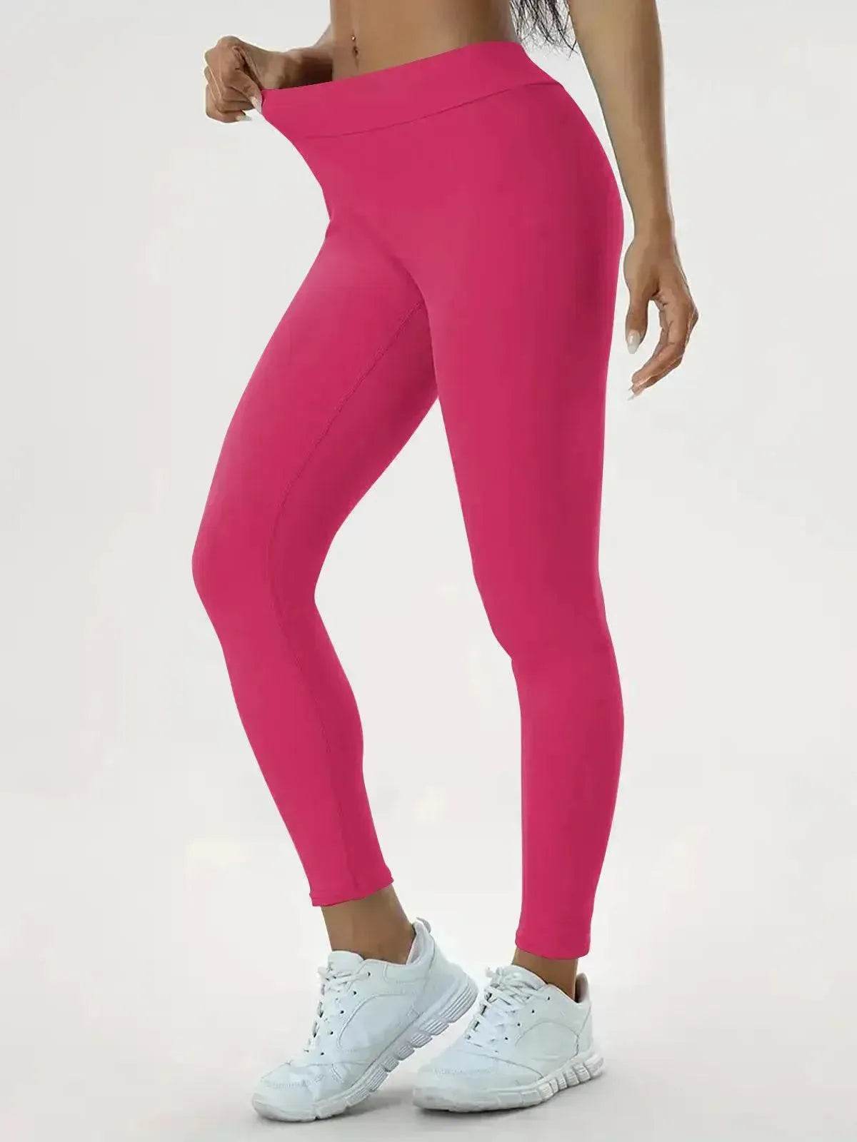 Women's Yoga Pants High Waist Lift High Elastic Tight Fitness Trousers - www.Shopthatapp.com