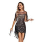 Women Sequined Vintage Party Nightclub Embroidery Mini Dress - www.Shopthatapp.com