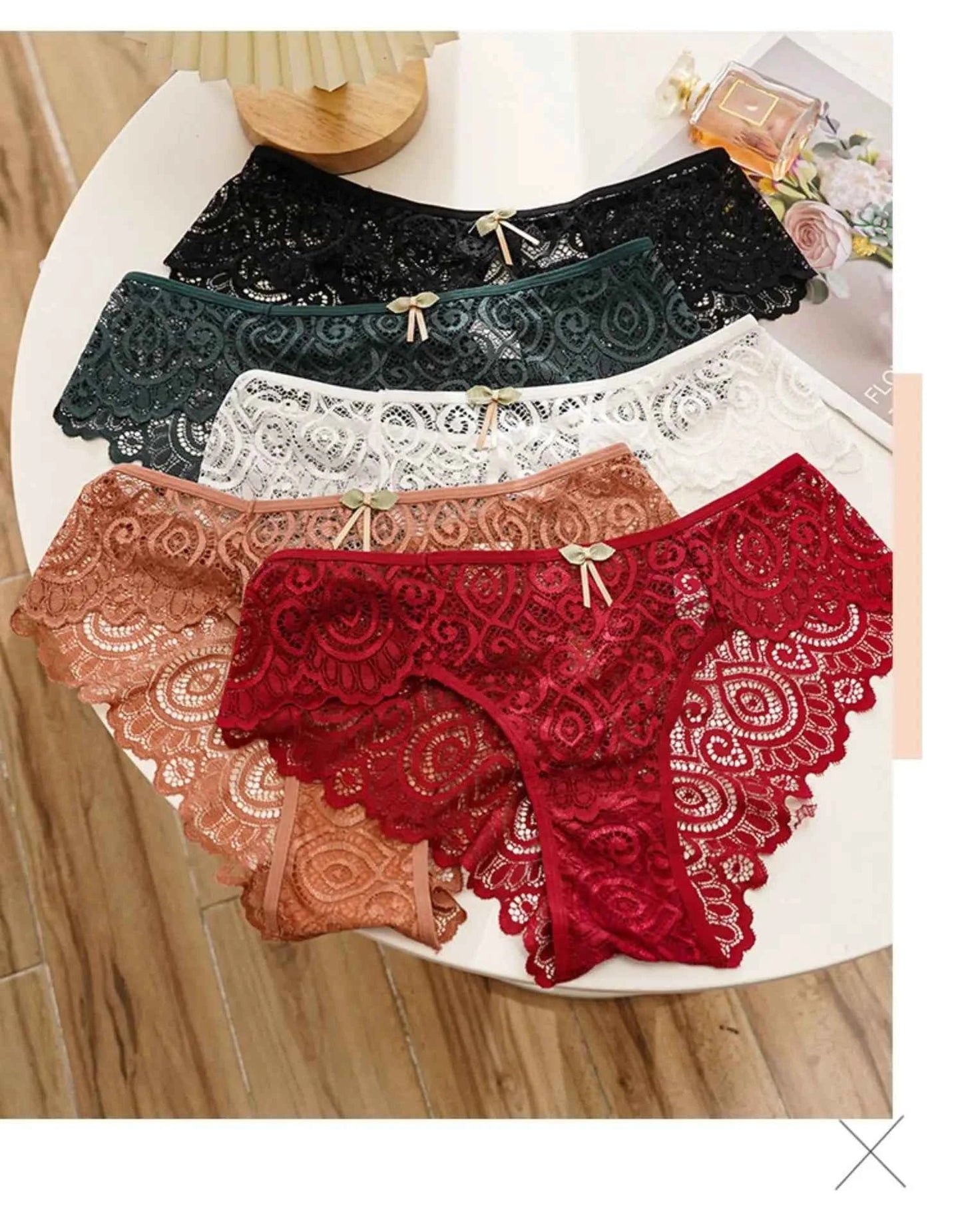 Women Sexy Underpants Lace Panties Low - waist Underwear Briefs Female Breathable Lingerie Temptation Hollow Out Intimates Panty - www.Shopthatapp.com