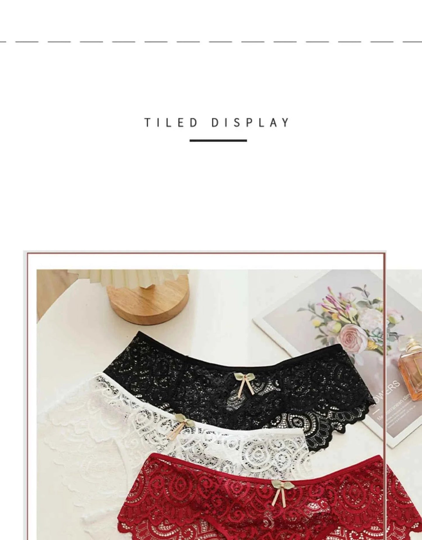 Women Sexy Underpants Lace Panties Low - waist Underwear Briefs Female Breathable Lingerie Temptation Hollow Out Intimates Panty - www.Shopthatapp.com