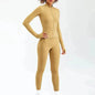 Women Yoga Zipper Long-sleeved Gym Exercise Fitness Suit - www.Shopthatapp.com