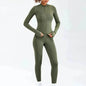 Women Yoga Zipper Long-sleeved Gym Exercise Fitness Suit - www.Shopthatapp.com