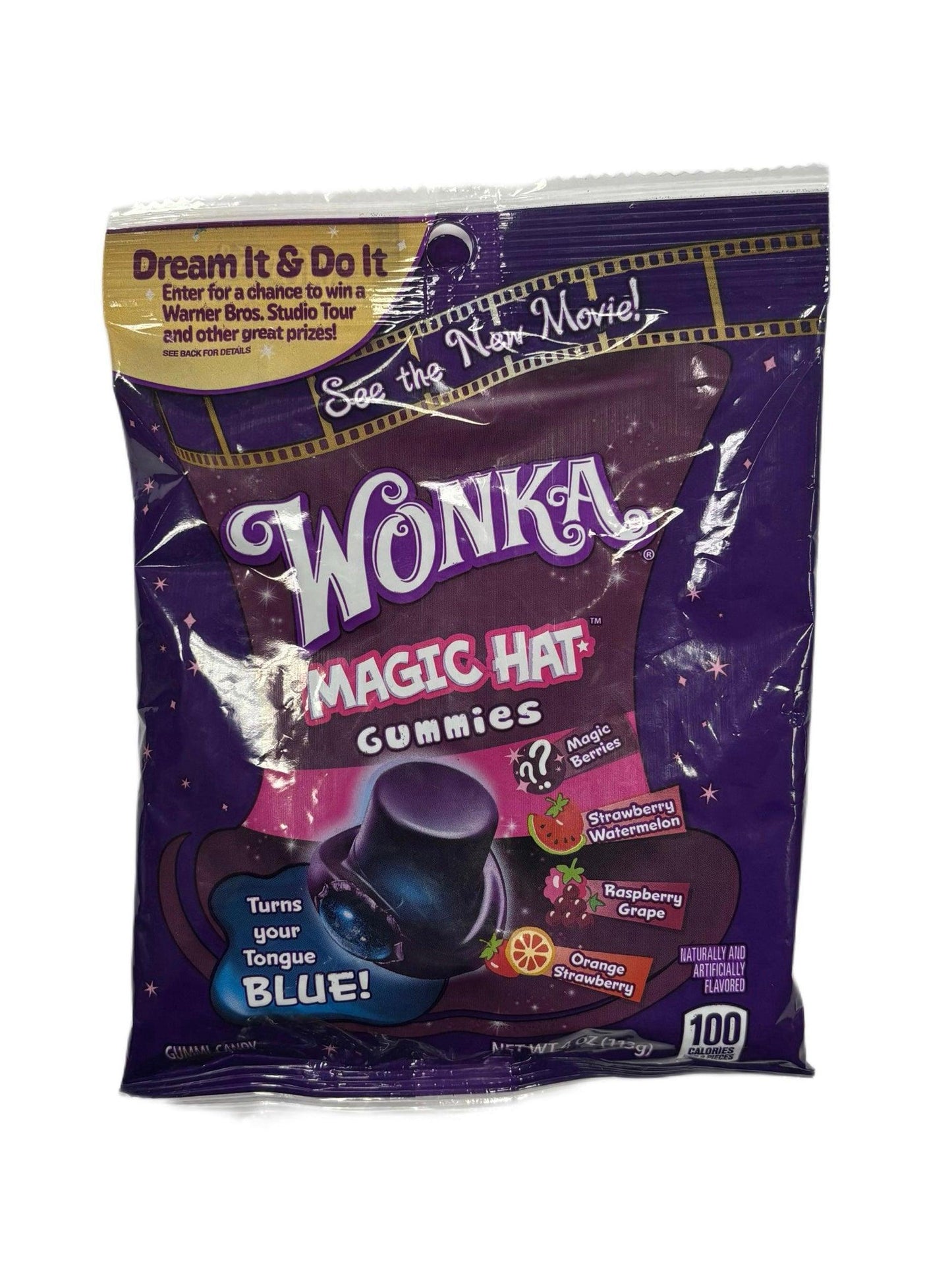 Wonka Magic Hat Gummies Candy Bag 4OZ - www.Shopthatapp.com