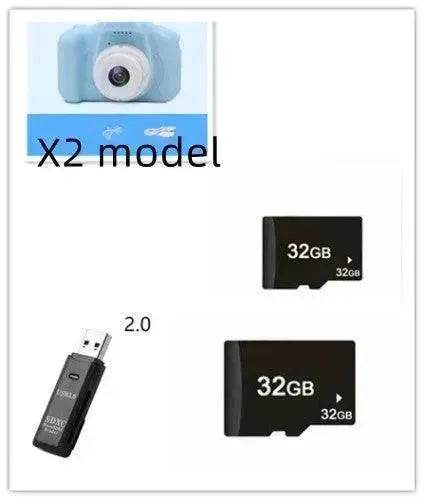 X2 HD Mini Children Cartoon Kids Digital Camera - www.Shopthatapp.com