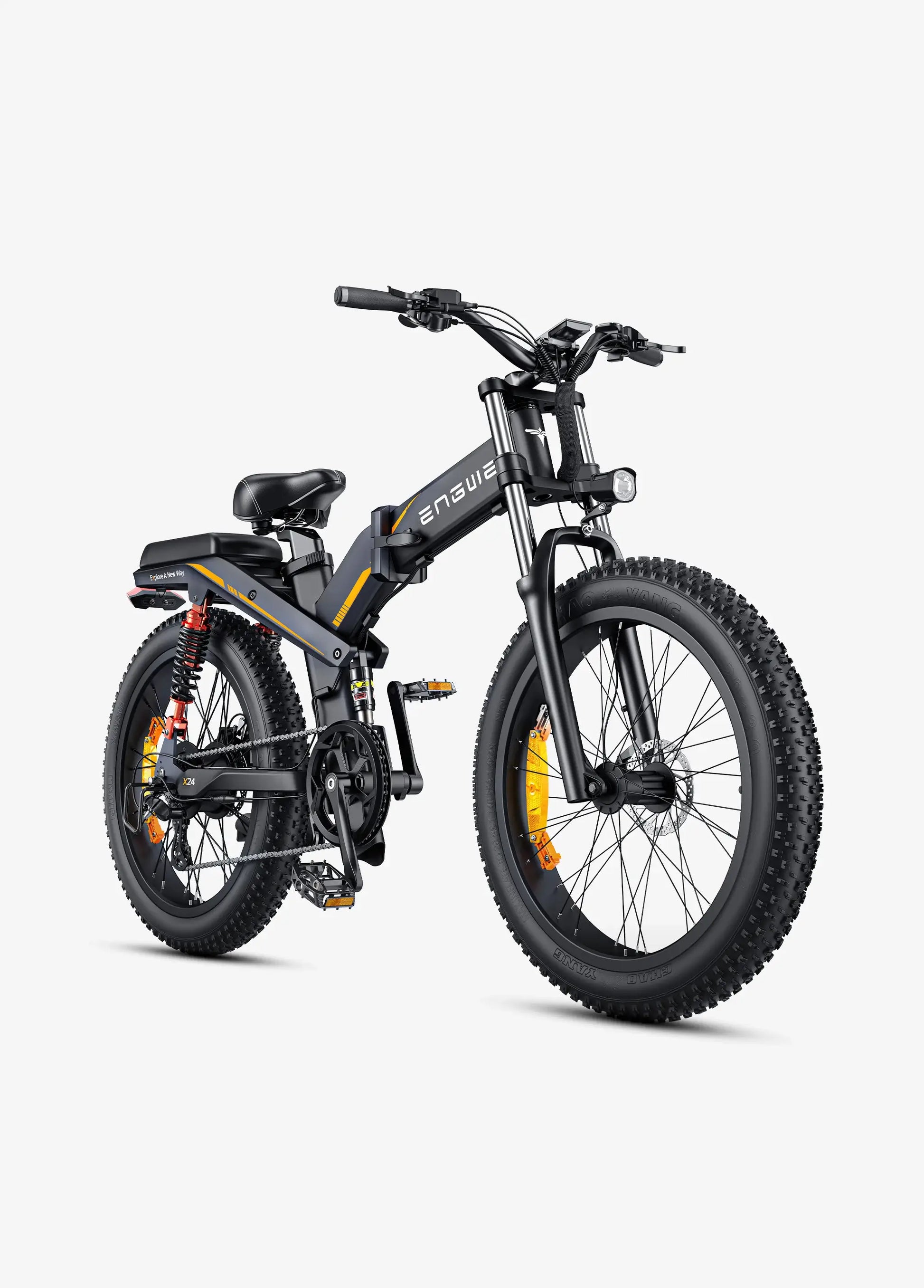 ENGWE X24 25 km/h 29.2Ah Dual Batteries Triple Suspension Foldable E-bike - www.Shopthatapp.com
