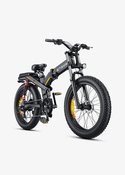 ENGWE X24 25 km/h 29.2Ah Dual Batteries Triple Suspension Foldable E-bike - www.Shopthatapp.com