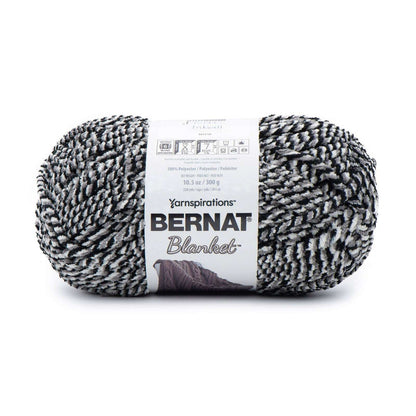 Bernat Blanket Yarn Canada in Black and White with Soft Textured Finish for Cozy Projects
