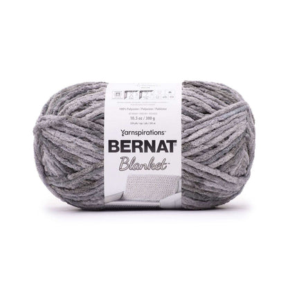 Bernat Blanket Yarn Canada in soft grey color, perfect for cozy crochet and knit projects.