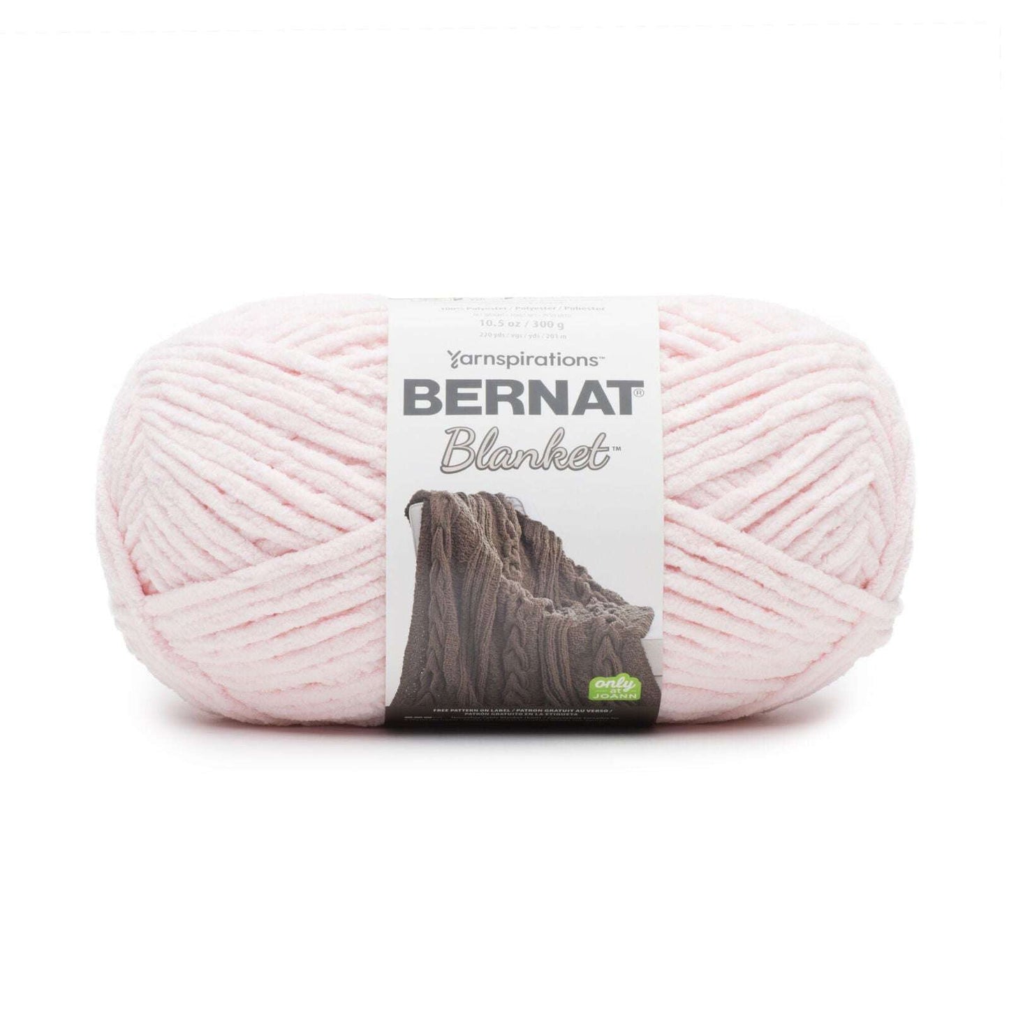 Soft pink Bernat Blanket Yarn Canada for cozy crochet and knitting projects