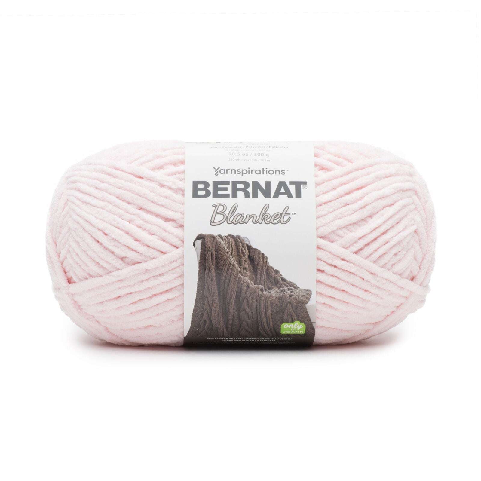 Soft pink Bernat Blanket Yarn Canada for cozy crochet and knitting projects