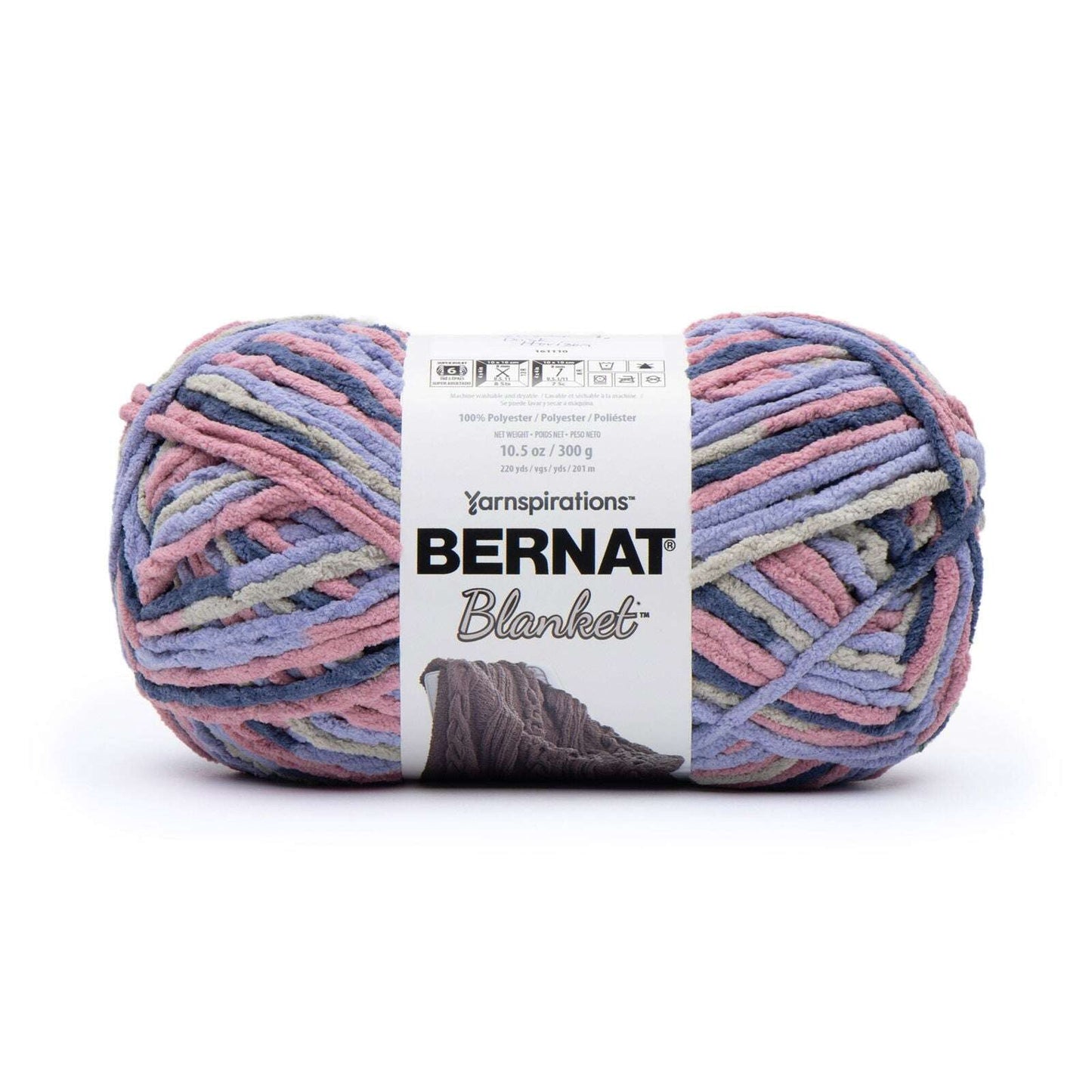 Bernat Blanket Yarn Canada in pastel colors, perfect for cozy crochet projects and blankets.