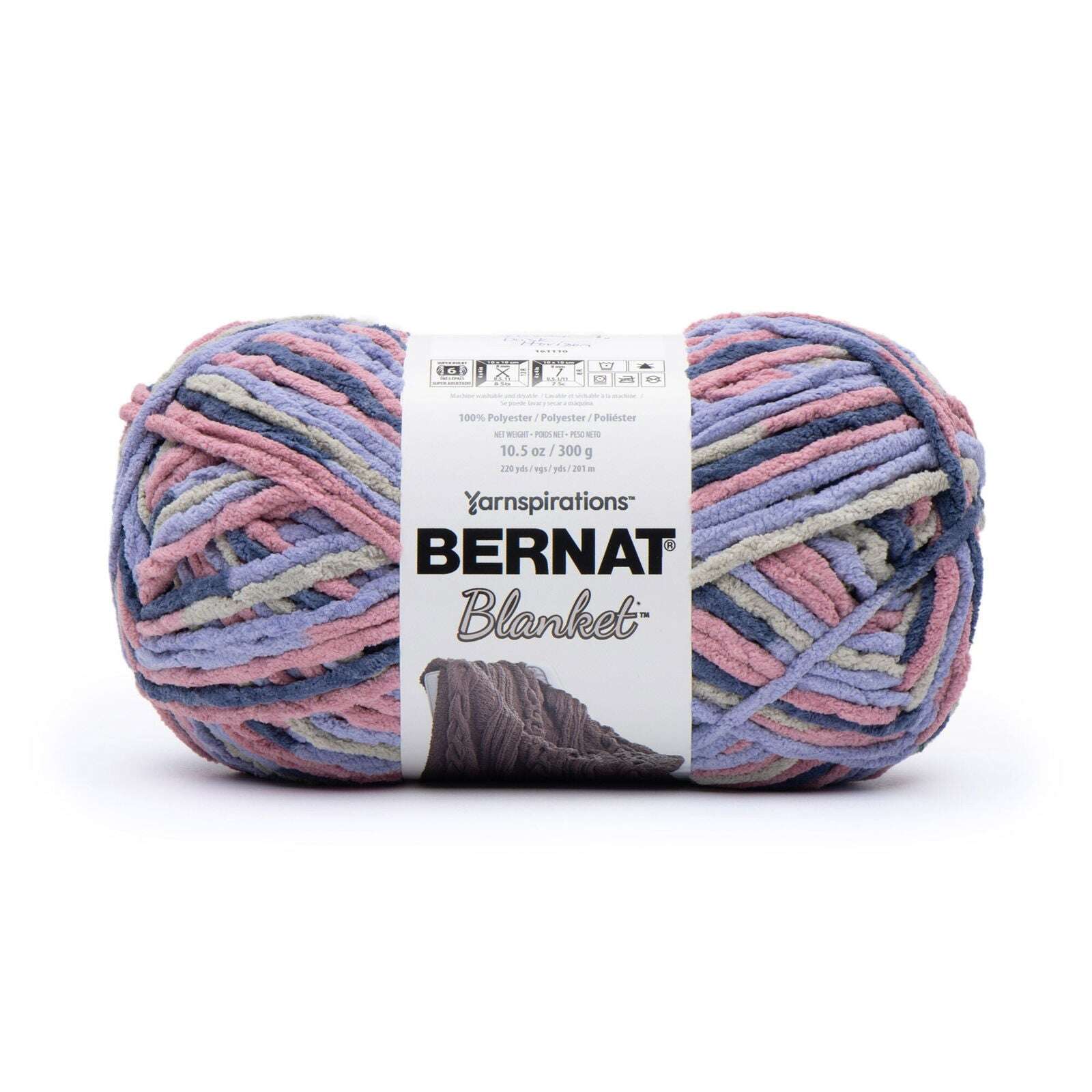 Bernat Blanket Yarn Canada in pastel colors, perfect for cozy crochet projects and blankets.