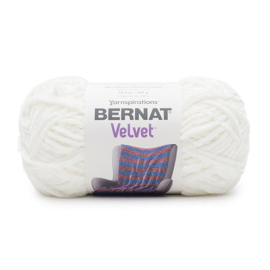 Soft Bernat yarn Canada in white, perfect for cozy crochet and knitting projects