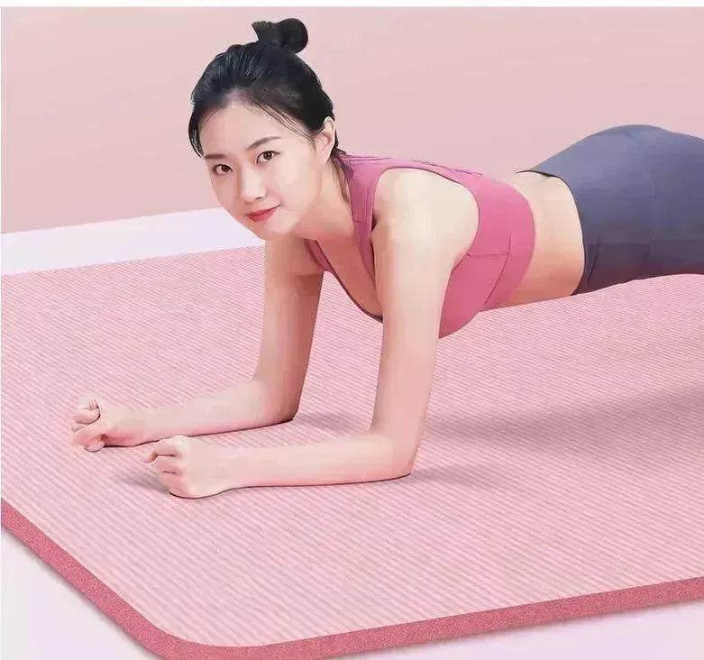 Yoga Mat Thickened, Widened And Lengthened For Beginner Women - www.Shopthatapp.com