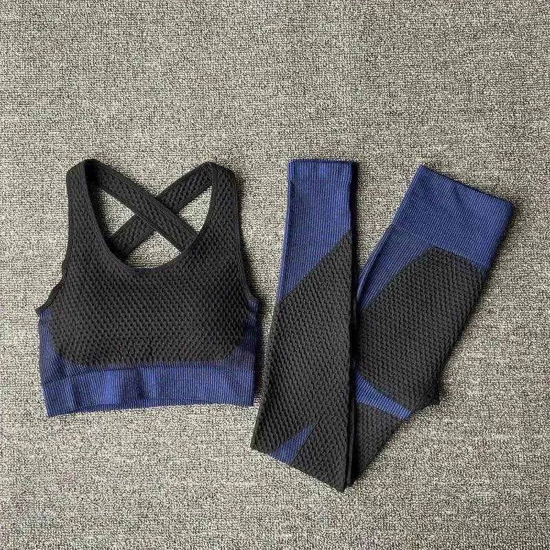 Yoga sets female sport gym suit - www.Shopthatapp.com