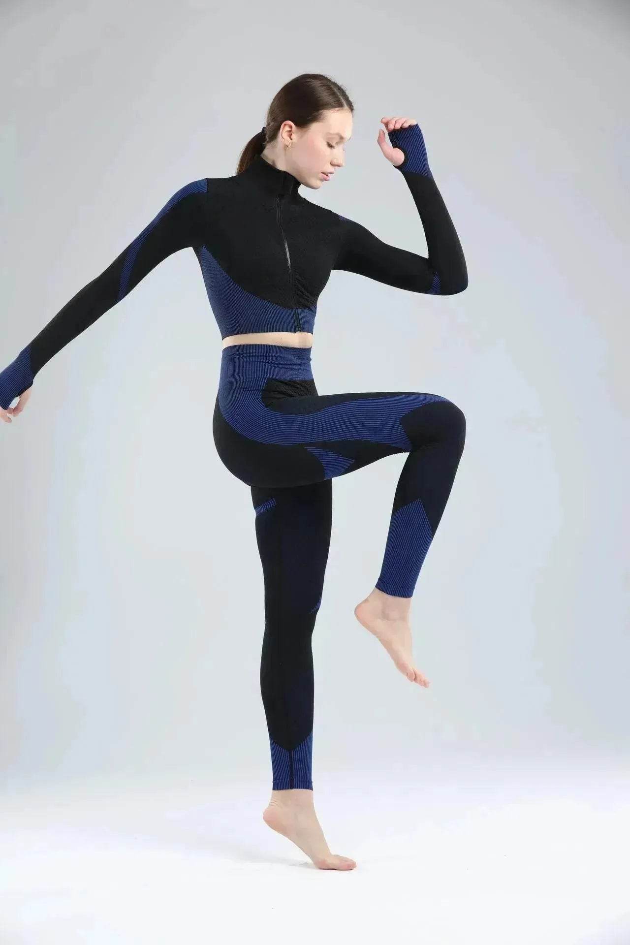 Yoga sets female sport gym suit - www.Shopthatapp.com