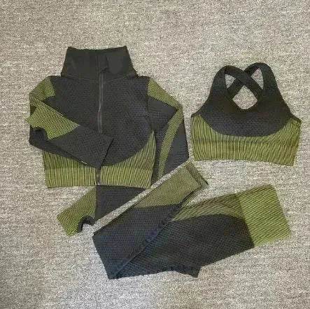 Yoga sets female sport gym suit - www.Shopthatapp.com
