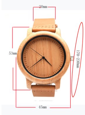 Montre-bracelet en bambou ZenWood