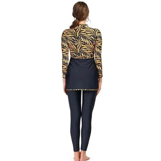 Zipper Arab  Swimsuit Burkini Women - www.Shopthatapp.com