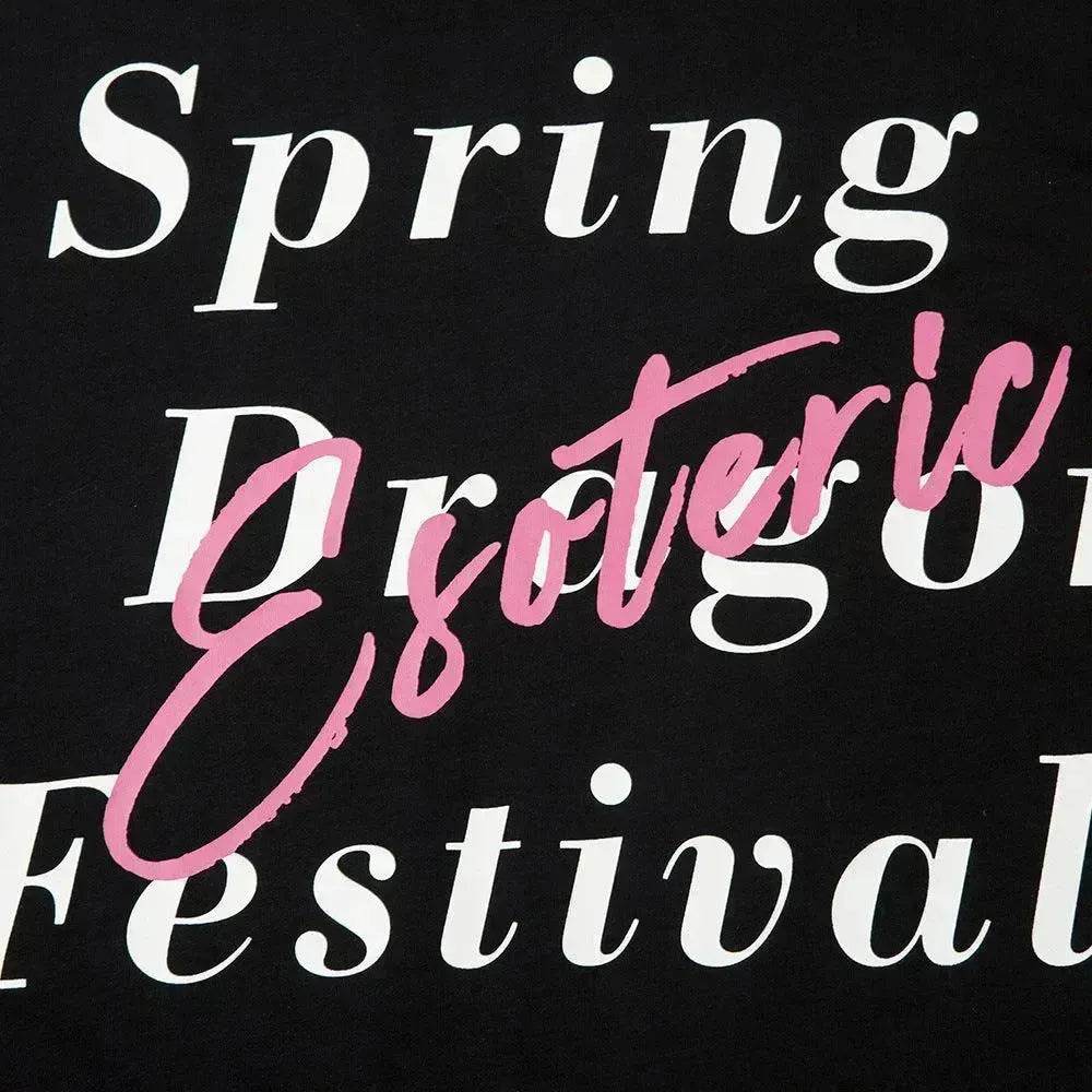 Zodiac Dragon Pattern Printing Short-sleeved - www.Shopthatapp.com