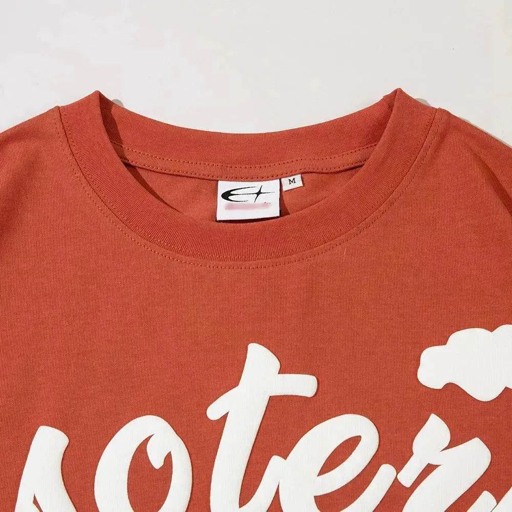 Zodiac Pattern Dragon Print Short Sleeve - www.Shopthatapp.com