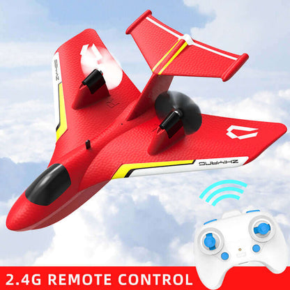 ZY-425 RC Aircraft: Durable All-Terrain Water, Land, Air Plane with LED Lights